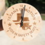 Texans-In-Motion-lasered-wood-clock