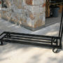 long-custom-fabricated-metal-cart