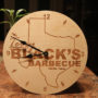 wood-clock-Terry-Blacks-Barbecue
