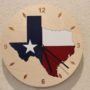 wood-clock-Texas-flag